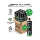 Sibax Fren Balata Temizleyici Sprey 500 ml 24 Adet (1 Koli)