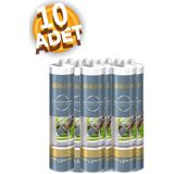 Sibax Goldfix Genel Amaçlı Silikonize Mastik Beyaz 450 gr 10 Adet