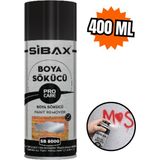 Sibax Sprey Boya Sökücü 400 ml | Etkili Boya Temizleyici | Solvent Bazlı Yüzey Temizleme Spreyi
