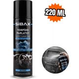 Sibax Torpido Parlatıcı Sprey 220 ml Kalıcı Parlaklık & Okyanus Ferahlığı Torpido Temizleyici Sprey