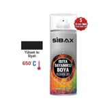 Sibax Yüksek 650 Derece Isıya Dayanıklı Akrilik Sprey Boya 400 Ml