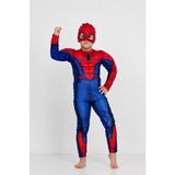 Sibel Günay Butik Örümcek Adam Kaslı Çocuk Kostümü – Spider Hero Kostümü - Kırmızı - Mavi - 7 - 8 Yaş