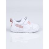 Sibel Kids S.035 Hakiki Deri Lastikli Ilk Adım Spor Ayakkabı Beyaz-Pudra - 23 - Beyaz - Pudra
