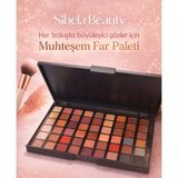 Sibela Beauty 54'lü Far Paleti, Göz Farı - Çok Renkli