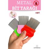 Sibelon Metal Bit Tarağı Sık Dişli Paslanmaz Çelik