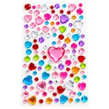 Sibelon Taş Sticker Yapışkanlı Saç, Yüz, Tırnak Vücut Ve Süs Taşı Dekor Işıltılı inci Boncuk Makyaj Nail Art Okul Defter Kitap Süs