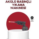 Sibelora Home Çok Fonksiyonlu Şarjlı Basınçlı Yıkama Tabancası Ev Araç Bahçe