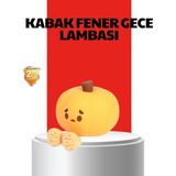 Sibelora Home Pumpkin LED Night Light Dokunmatik Şarjlı Silikon Gece Lambası