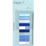 sibga tasarım Parlak Simli Şeffaf Renkli Postit Post-it Post It. Kitap Ayracı Ayraç Postit Sticker Not Kağıdı 200 Yaprak
