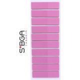 Sibga Tasarım Pembe Fuşya Renkli Şeffaf Postit Post-It Post It. Kitap Ayracı Ayraç Plastik Postit Sticker Not Kağıdı 200 Yaprak