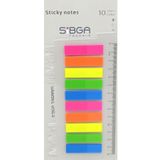 sibga tasarım Postit Şeffaf Neon Fosfor Renkli Plastik Postit Post-it Post it. Kitap Ayracı Ayraci Ayraç Postit Sticker Not Kağıdı 200 Yaprak
