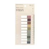 sibga tasarım Şeffaf Beyaz Yarım Postit Post-it Post It. Kitap Ayracı Ayraç Postit Sticker 200 Yaprak