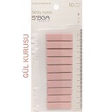 sibga tasarım Şeffaf Gül Kurusu Renkli Postit Post-it Post It. Kitap Ayracı Ayraç Postit Sticker Not Kağıdı
