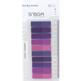 sibga tasarım Şeffaf Mor Pembe Postit Post-it Post it. Kitap Ayracı Ayraç Plastik Postit Sticker Not Kağıdı 200 yaprak