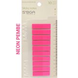 sibga tasarım Şeffaf Neon Fosfor Pembe Postit Post-it Post It. Kitap Ayracı Ayraç Postit Sticker 200 Yaprak