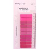 sibga tasarım Şeffaf Pembe Renkli Postit Post-it Post it. Kitap Ayracı Ayraç Plastik Postit Sticker Not Kağıdı 200 yaprak