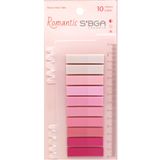 sibga tasarım Şeffaf Pembe Renkli Postit Post-it Post It. Kitap Ayracı Ayraç Postit Sticker Not Kağıdı 200 Yaprak