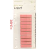 sibga tasarım Şeffaf Pembe Renkli Postit Post-it Post It. Kitap Ayracı Ayraç Postit Sticker Not Kağıdı