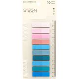 Sibga Tasarım Şeffaf Renkli Postit Post It. Kitap Ayracı Ayraç Postit Sticker Not Kağıdı 200 Yaprak