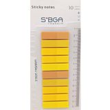 sibga tasarım Şeffaf Sarı Renkli Postit Post-it Post it. Kitap Ayracı Ayraç Plastik Postit Sticker Not Kağıdı 200 yaprak