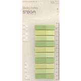 sibga tasarım Şeffaf Yeşil Tonlar Renkli Postit Post-it Post It. Kitap Ayracı Ayraç Postit Sticker Not Kağıdı