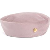 Sibi Hats Audrey Toz Pembe Kadife Kadın Beret Şapka - XS