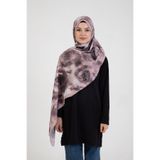 Sible Collection Gül Desenli "Rosa" İpeksi Soft Şal Toz Pembe
