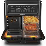 Sıcak Hava Fritözü Halo Flexi ,dijital Çift Hazneli Air Fryer, 11 L Kapasite, 2400 W Güç