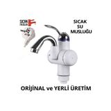 Sıcak Musluk Elektrikli Ani Su Isıtıcı Termal Şofben Musluk Lavaboya Monteli Asg-3b
