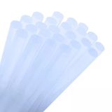 Sıcak Silikon Çubuğu 1 Kg 7Mm-30Cm Mum Silikon İnce Uç Şeffaf