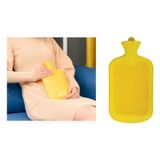Sıcak Su Torbası Sarı Renkli Kauçuk Termofor 26x15cm 1 Litre