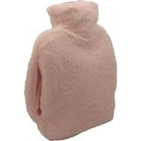 SICAK SU TORBASI YAN CEPLİ PEMBE PELUŞ TERMOFOR 27x17x2cm 1 LİTRE