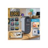 SICAK TAKİP Akım Korumalı Adaptör Casus Gizli Mini Wifi Kamera 4K