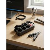 Sıcak Takip Kablolu 3'lü Siyah Piriz Casus Mini Gizli Wifi 1080P Hd Kamera