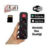 Sıcak Takip Kablosuz Siyah Mini Piriz Casus Gizli Wifi 1080P HD Kamera