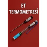 Sıcaklık Ölçer Termometre, Gıda ve Sıvı Isı Ölçüm Cihazı - Seçenek 1