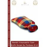 #Sıcasutorbası Polar Kılıflı Kauçuk Termofor Isıtıcı Kompres Ağrı Giderici Hava Sıcak Su Torbası 2 Lt
