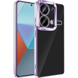 Sickossi Xiaomi Redmi Note 13 Pro 4g Kılıf Kamera Lens Korumalı Logo Gösteren Ince Hafif Scks - Lila