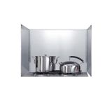 Sıçrama Koruması, Anti Sıçrama Kalkanı Koruma Yağ Bariyeri Soba Sıçrama Mutfak Backsplash Koruyucu Gres Pişirme Ekranı