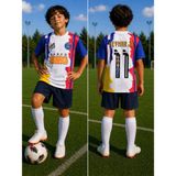 Sidas Neymar.jr Tüm Takımlar(Mix) Özel Tasarım Çocuk Futbol Forması Seti - Çok Renkli - 7 - 8 Yaş