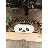 Sidas Panda Figürlü Gözlük Standı – Şık Masa Üstü Organizer / Gözlük Kutusu - Beyaz