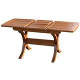 Side Ahşap Masa 70X(120+40) - Açılır Bahçe Balkon Mutfak Masası - 40 Cm Uzayan Masa