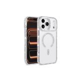 SİDE EYE - iPhone 17 Pro Max ile uyumlu Kılıf Parlak Taş İşlemeli Işıltılı MagSafe ile uyumlu Şarj Özellikli Stil Kapak - Şeffaf