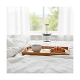 Sidelya Aksesuar Borosilikat Cam French Press 350ML - Paslanmaz Çelik Filtreli Ölçekli Kahve ve Bitki Çayı Demliği - Isıya Dayanıklı Kişisel Kupa - Metal Kapaklı
