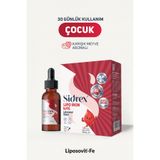 SIDREX Lipo Iron Kids Damla 30 ml - Lipozomal Demir İçeren Takviye Edici Gıda