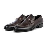 Sidro Hakiki Deri Erkek Klasik Ayakkabı, Loafer Klasik Ayakkabı, Makosen Ayakkabı kahverengi