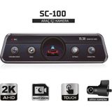 Siegen Sentinel SC-100 2k Ahd Çift Kameralı Araç Içi Dikiz Aynası Kamera | Wi-Fi, G-Sensor, Gece Görüş, Dokunmatik Ekran