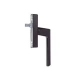SIEGENIA AUBI 253106 Si-Line LM, Eksenel Pencere Kolu Siyah Ral 9005 C10