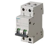 SIEMENS 10A; 2 FAZLI; 70mm OTOMAT; ANAHTARLI OTOMATİK SİGORTA; 10kA; C TİPİ; YAVAŞ KARAKTERLİ