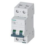 SIEMENS 16A; 2 FAZLI; 70 mm; ANAHTARLI OTOMATİK SİGORTA; 6kA; C TİPİ; YAVAŞ KARAKTERLİ